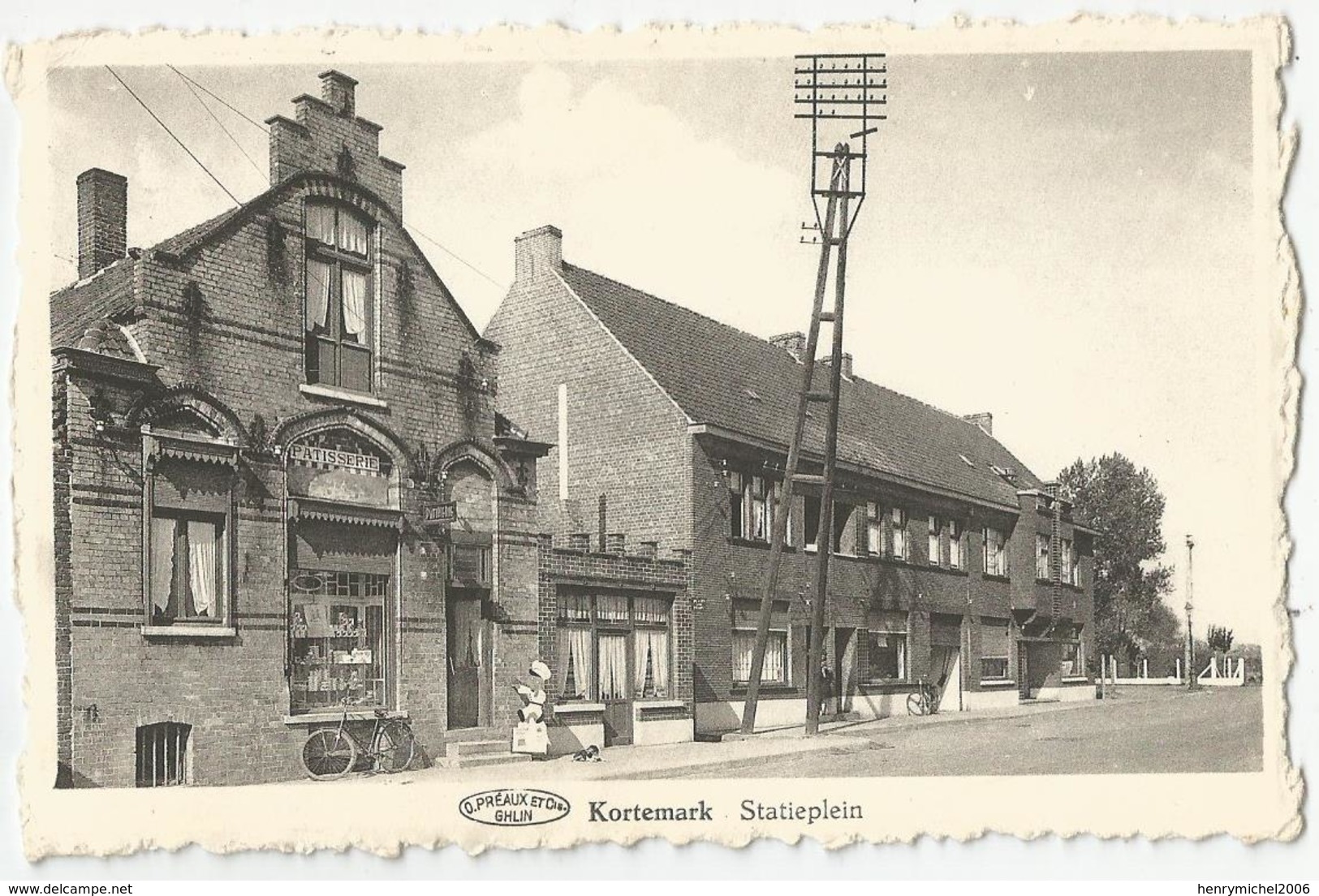 Belgique Kortemark Statieplein Patisserie Ed Utig Gez.sabbe - Kortemark