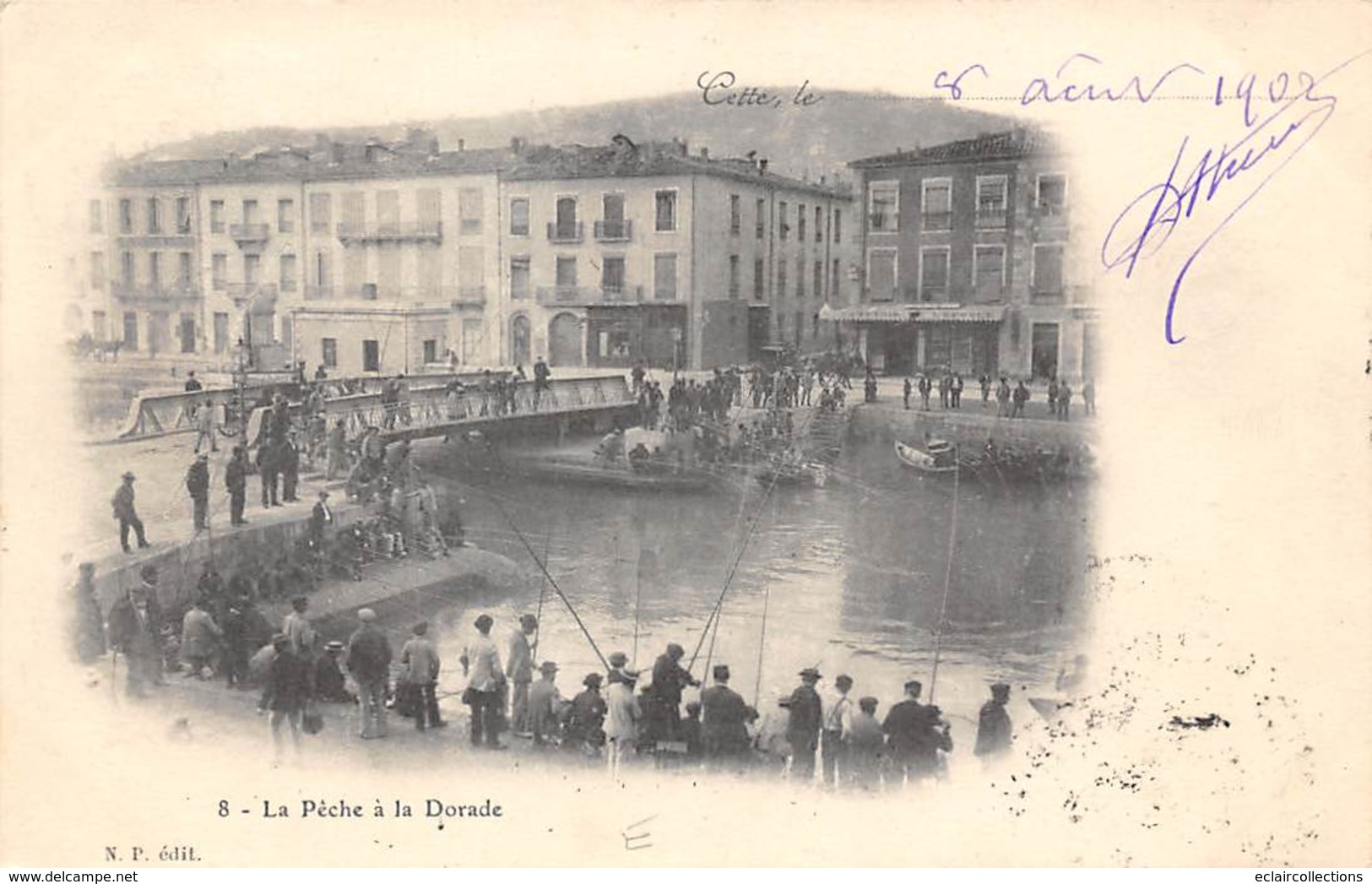 Sète Cette           34          La Pêche A La Dorade     (voir Scan) - Sete (Cette)