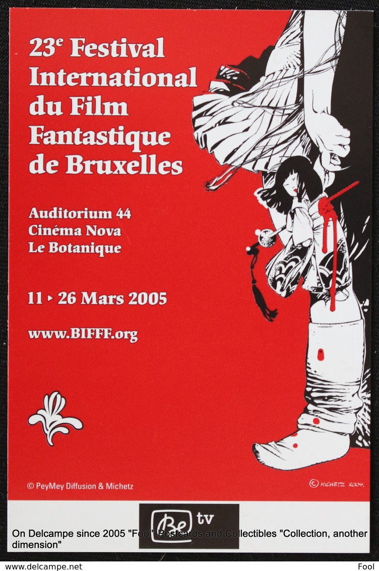 Artist Drawing MICHETZ Brussels International Festival Of Fantasy Calendar Calendrier Film BD Dessin BIFFF - Tamaño Pequeño : 2001-...