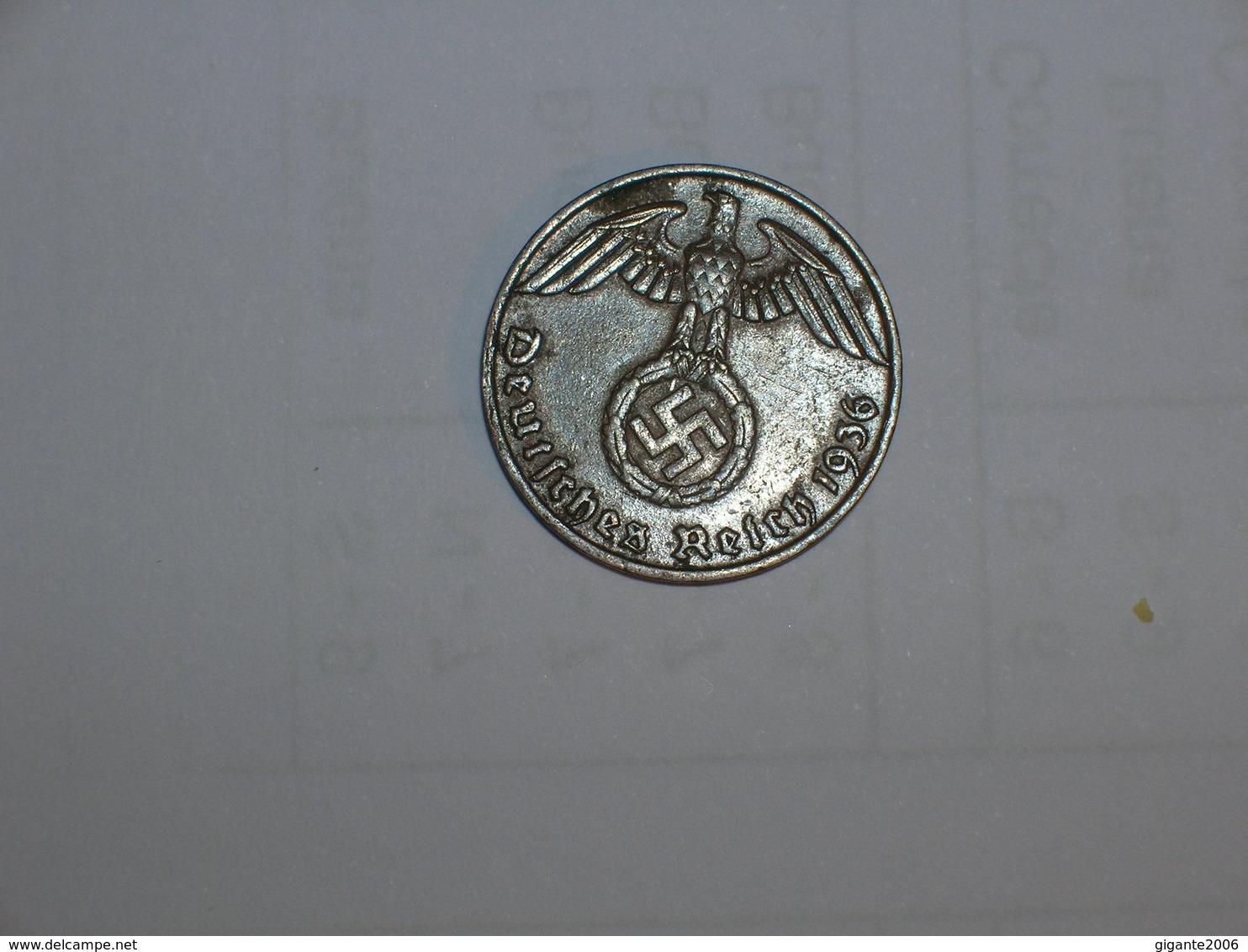 ALEMANIA- 1 PFENNIG 1936 F (846) - 1 Reichspfennig