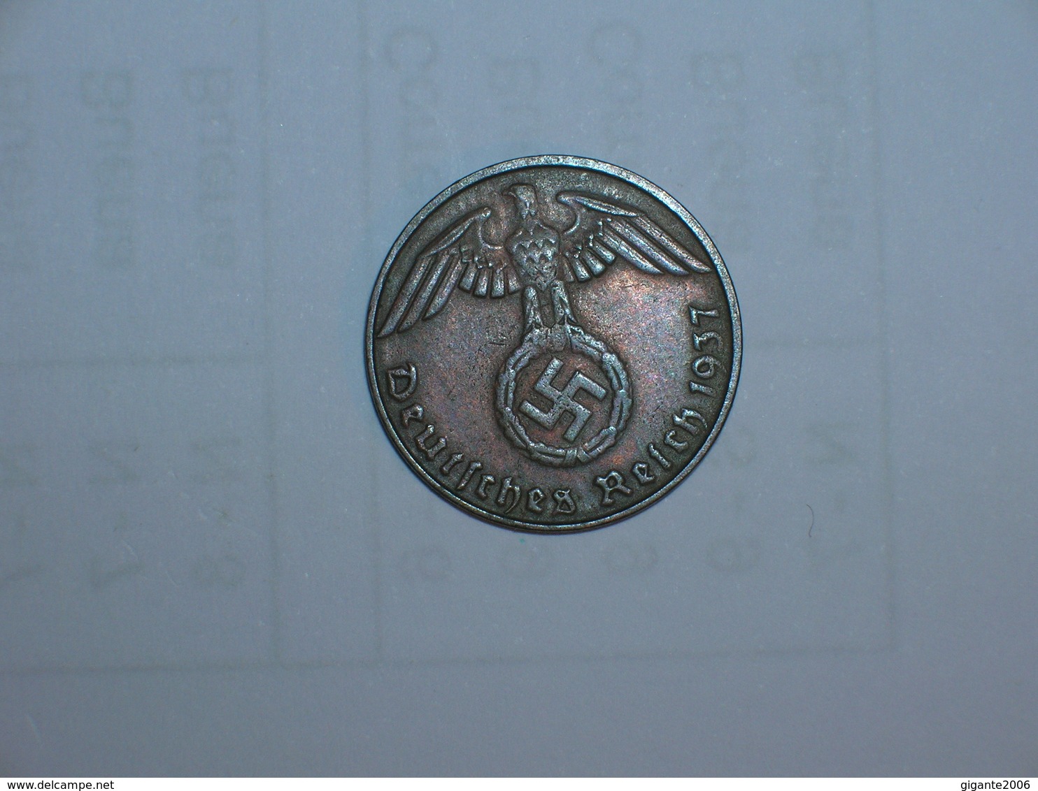 ALEMANIA- 1 PFENNIG 1937 D (849) - 1 Reichspfennig