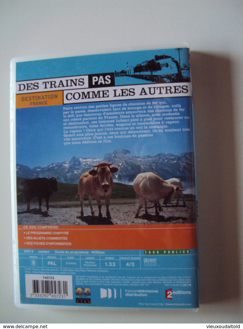 DVD  DES TRAINS  PAS COMME LES AUTRES  Vu Sur  France2   LES PETITS TRAINS DE FRANCE - Reizen