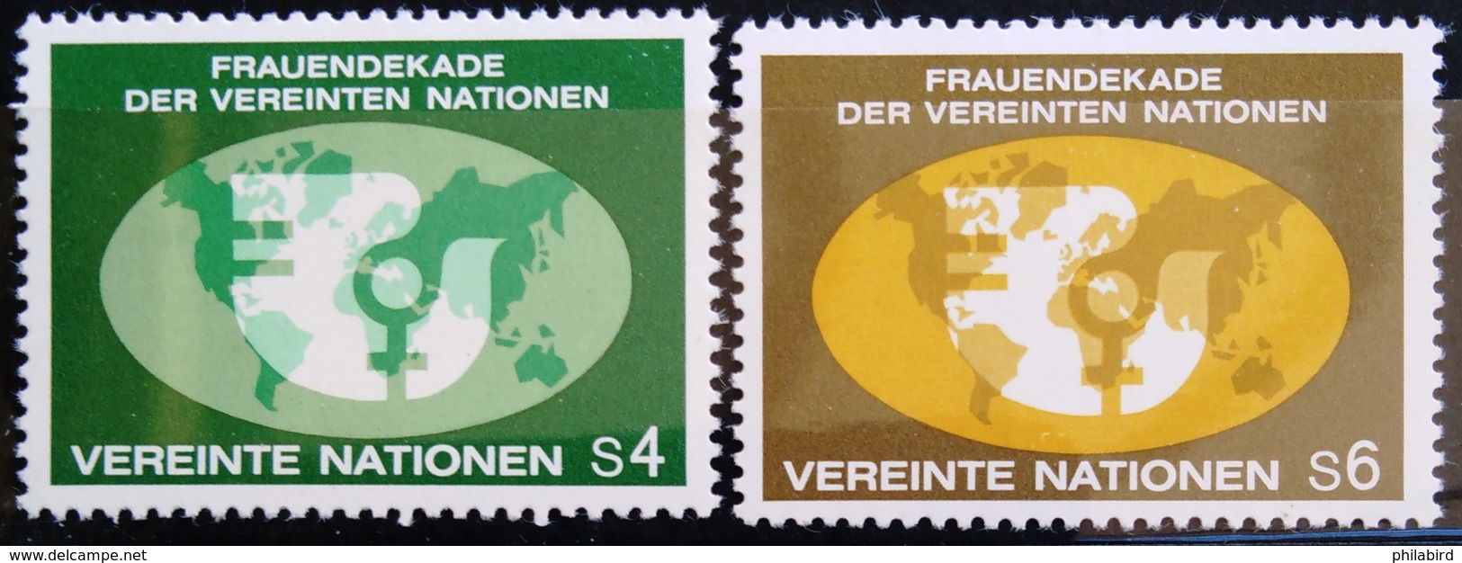 NATIONS-UNIS  VIENNE                  N° 9/10                     NEUF** - Unused Stamps