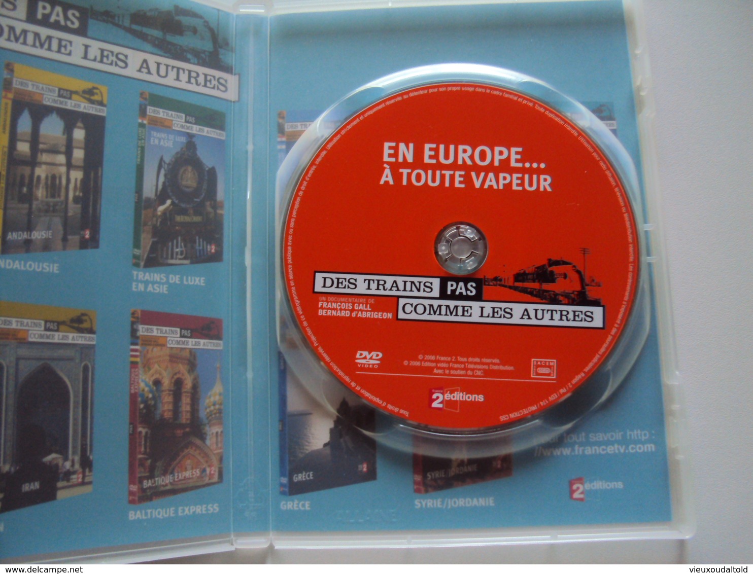 DVD  DES TRAINS  PAS COMME LES AUTRES  Vu Sur  France2    EN EUROPE... À TOUTE VAPEUR - Voyage