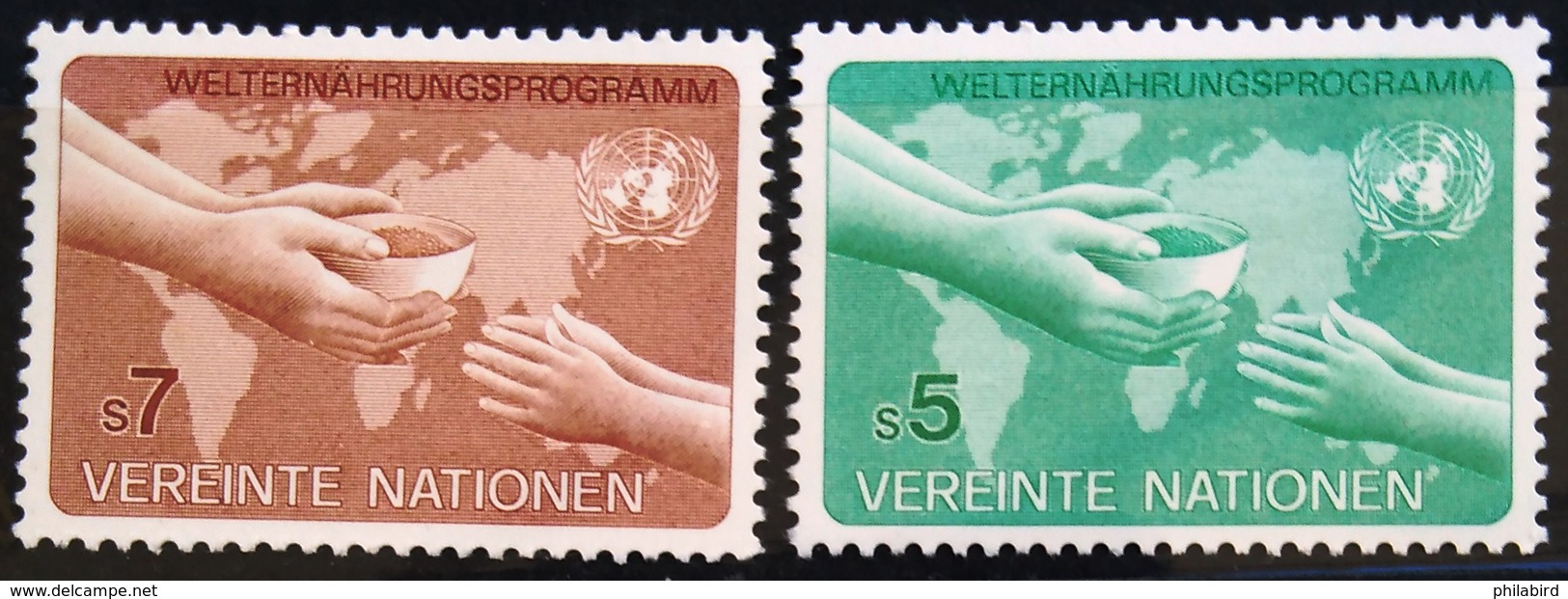 NATIONS-UNIS  VIENNE                  N° 32/33                     NEUF** - Unused Stamps