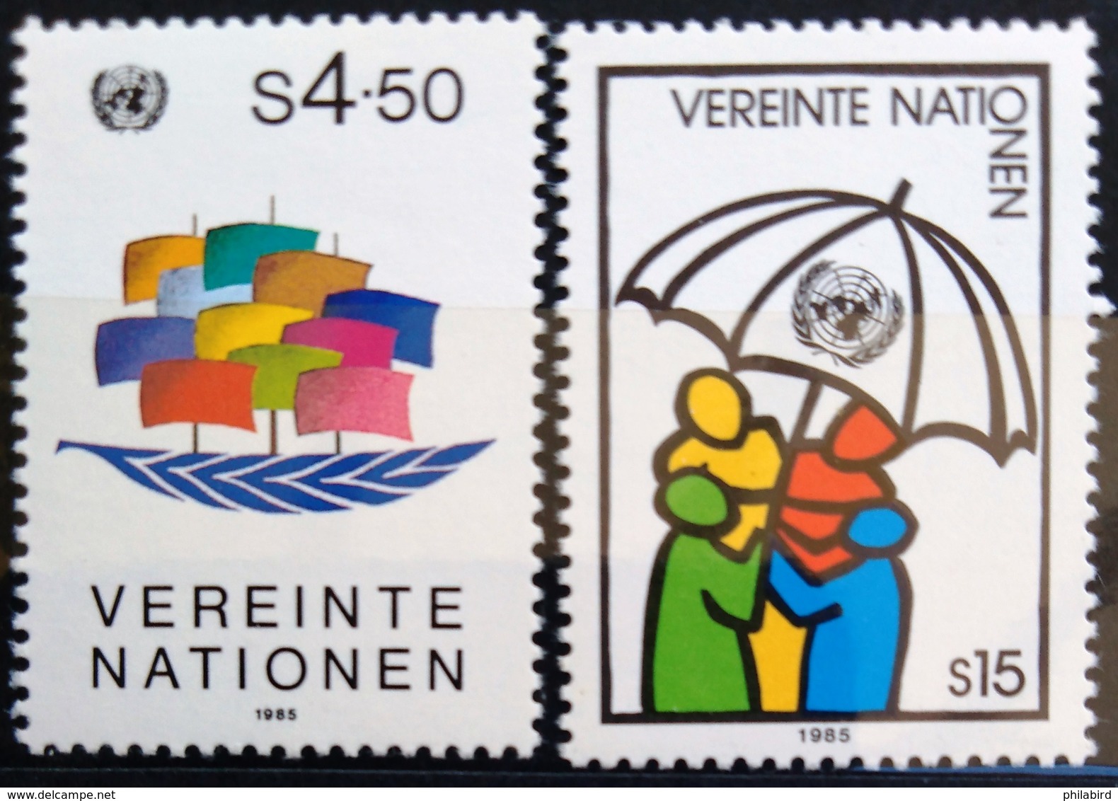 NATIONS-UNIS  VIENNE                  N° 49/50                     NEUF** - Unused Stamps
