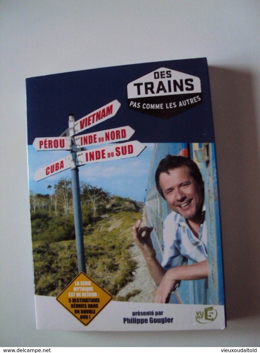 2 DVD  DES TRAINS  PAS COMME LES AUTRES  Vu Sur  France2    VIETNAM - PÉROU - CUBA - INDE Du Nord Et Sud - Viajes