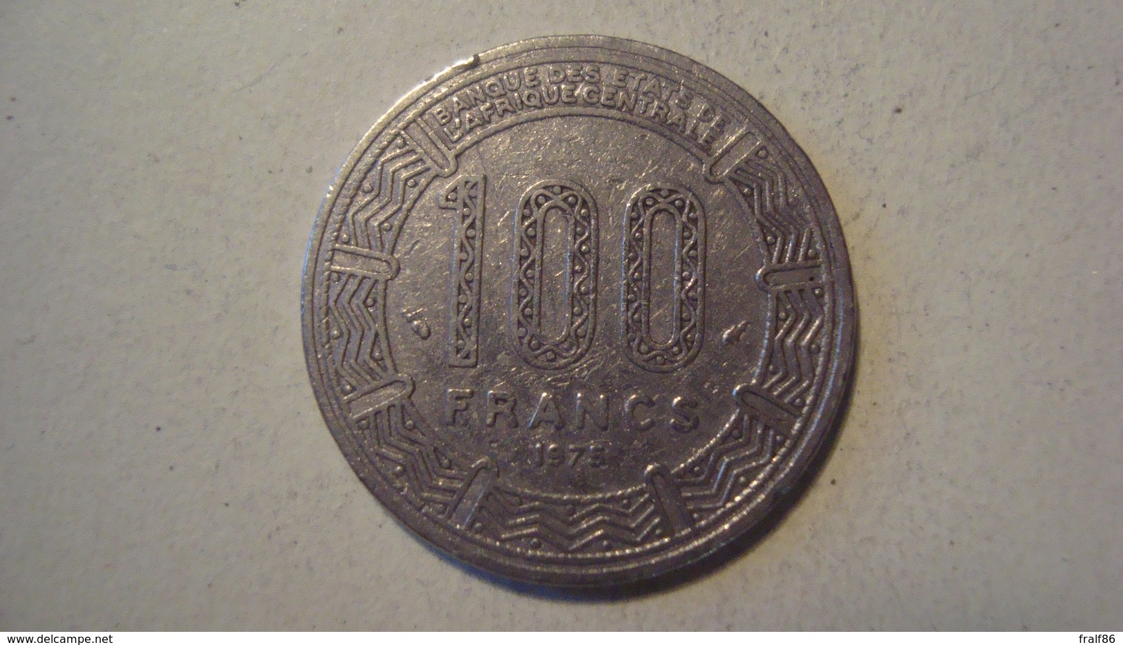 MONNAIE CAMEROUN 100 FRANCS 1975 - Cameroon