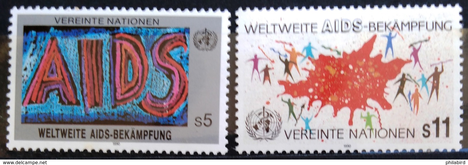 NATIONS-UNIS  VIENNE                  N° 104/105                     NEUF** - Unused Stamps