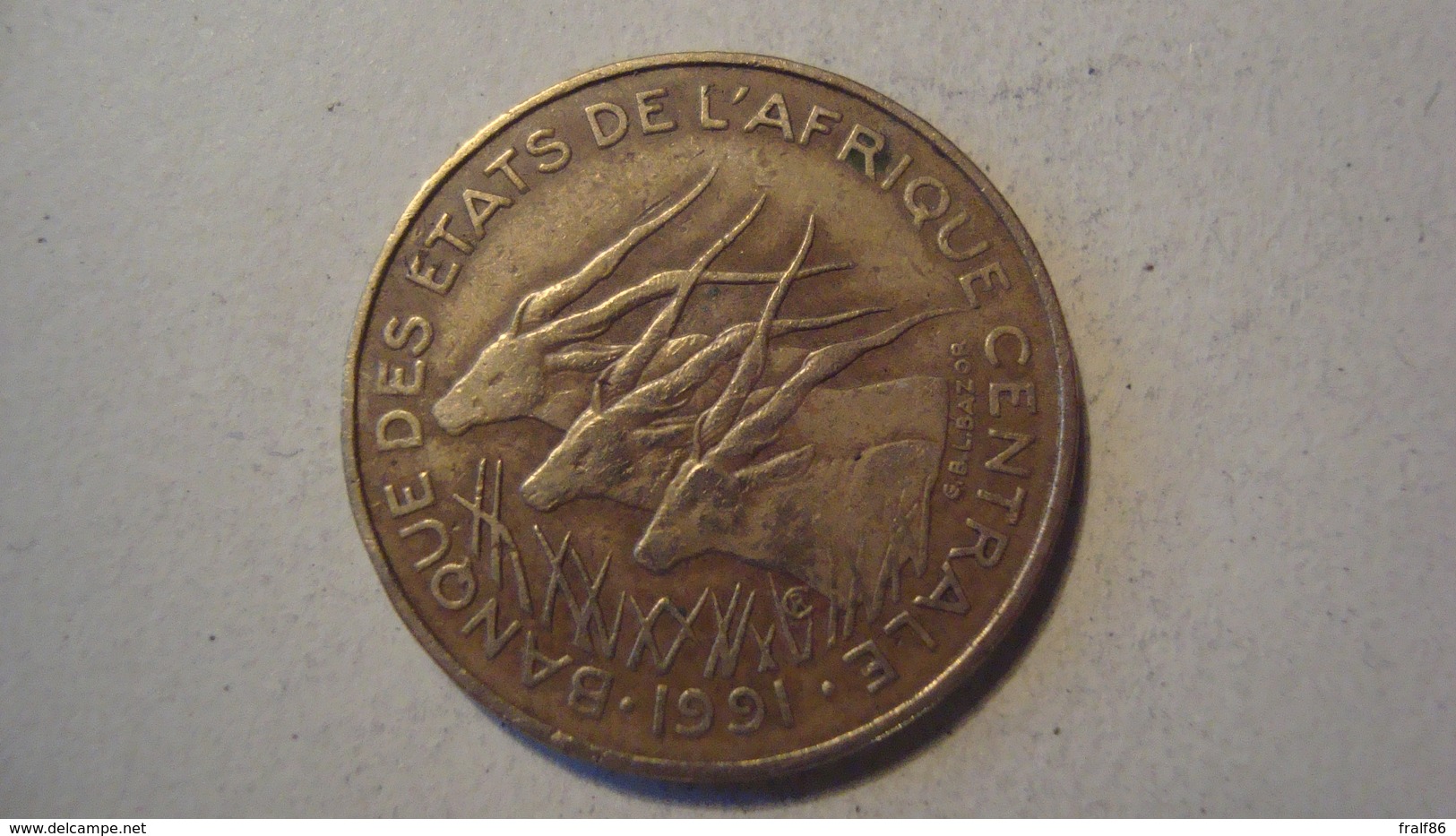 MONNAIE ETATS DE L'AFRIQUE CENTRALE 25 FRANCS 1991 - Autres – Afrique