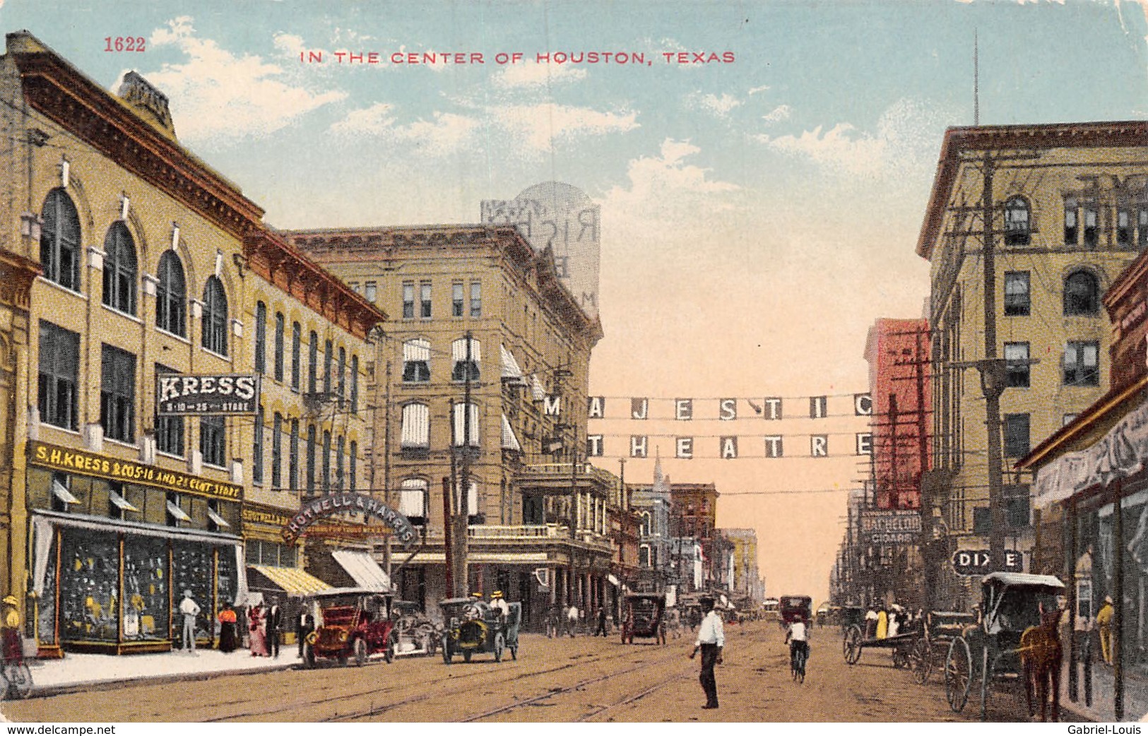 In The Center Of Houston Texas - 1911 - Houston