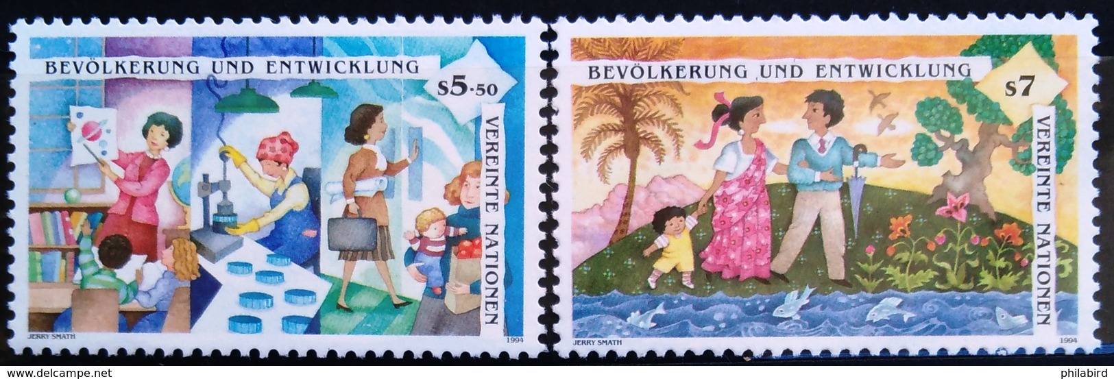 NATIONS-UNIS  VIENNE                  N° 194/195                     NEUF** - Nuevos