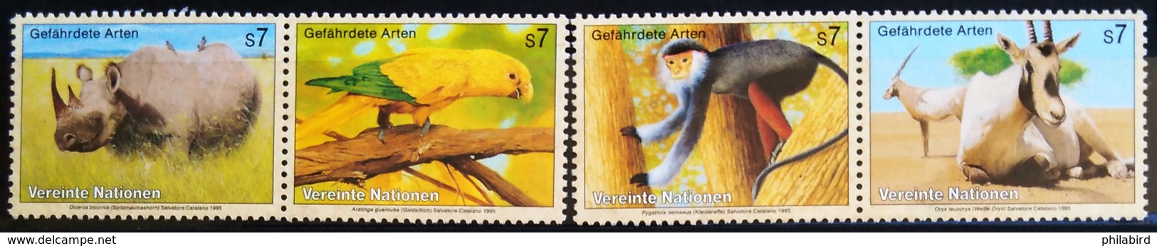NATIONS-UNIS  VIENNE                  N° 200/203                     NEUF** - Unused Stamps
