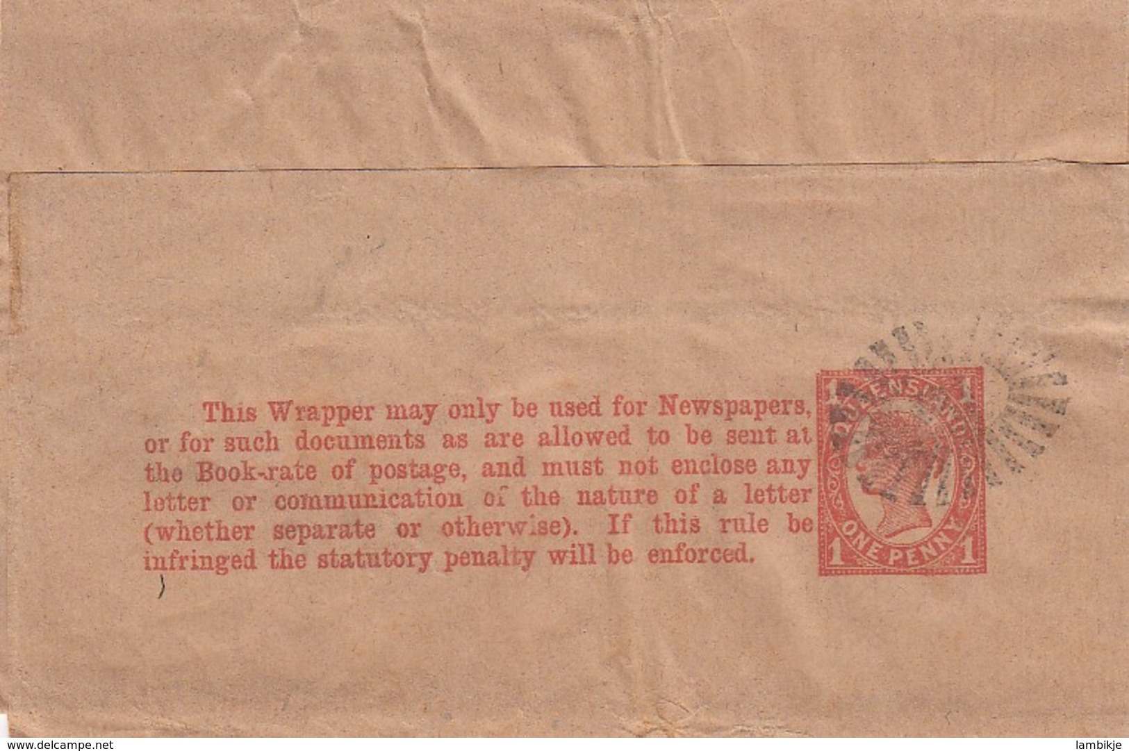 Queensland Wrapper 1896 - Sonstige & Ohne Zuordnung