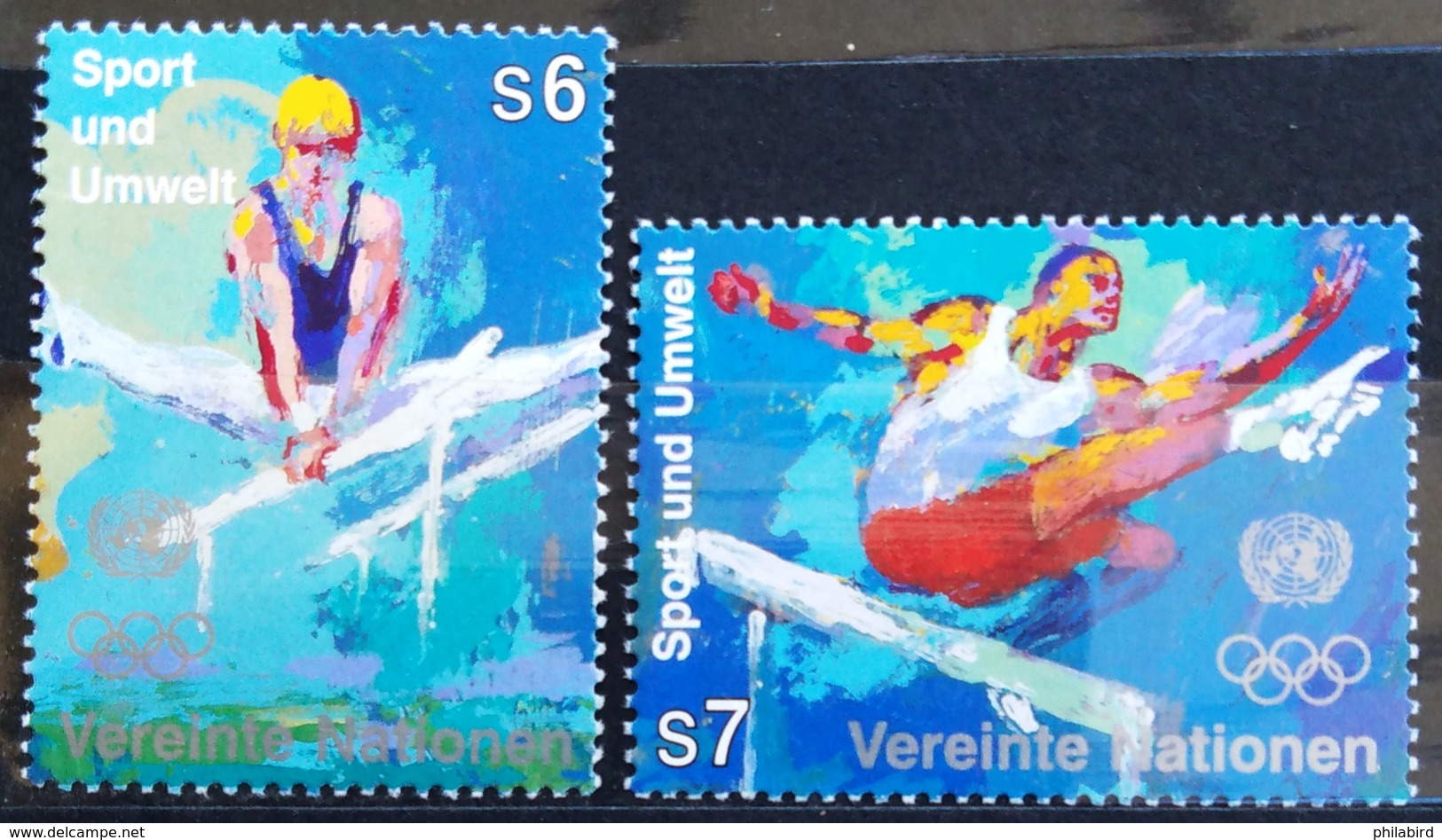 NATIONS-UNIS  VIENNE                  N° 234/235                     NEUF** - Unused Stamps