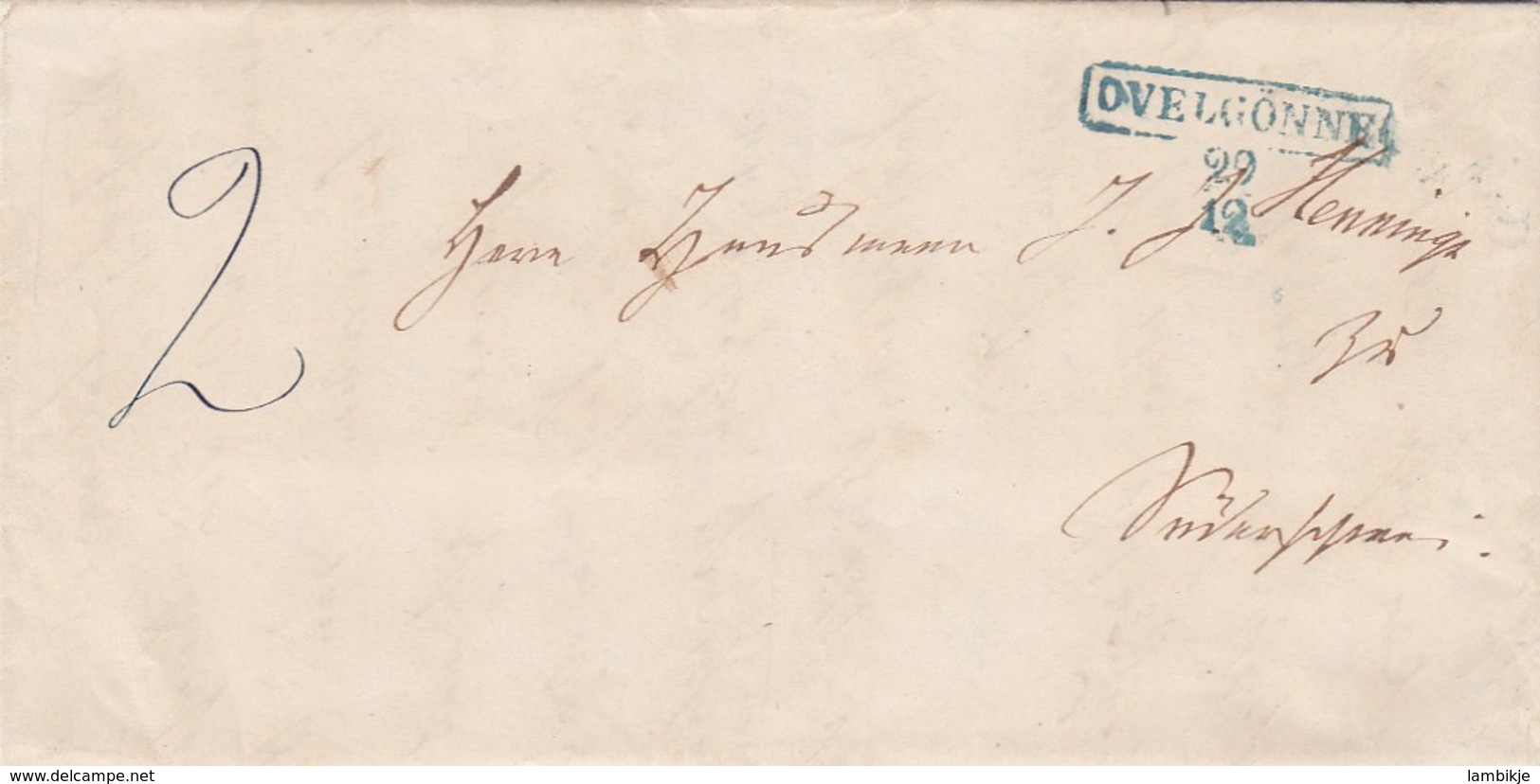 AD Oldenburg Brief 1856 - Oldenbourg