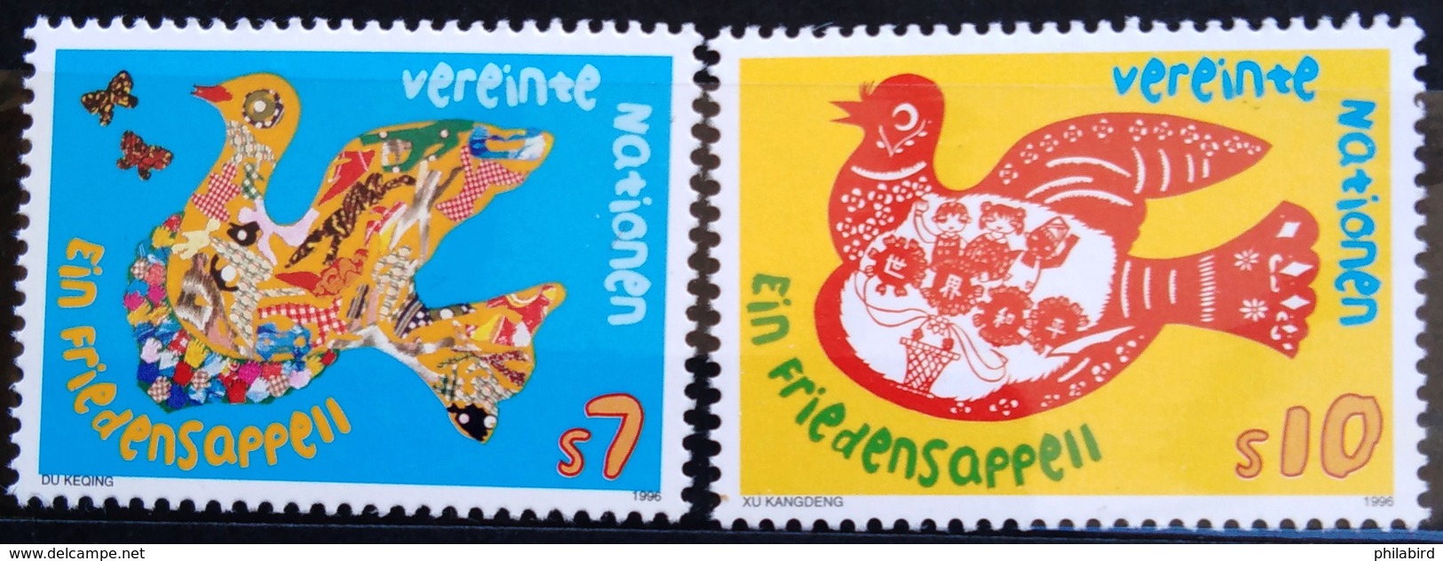 NATIONS-UNIS  VIENNE                  N° 236/237                     NEUF** - Unused Stamps