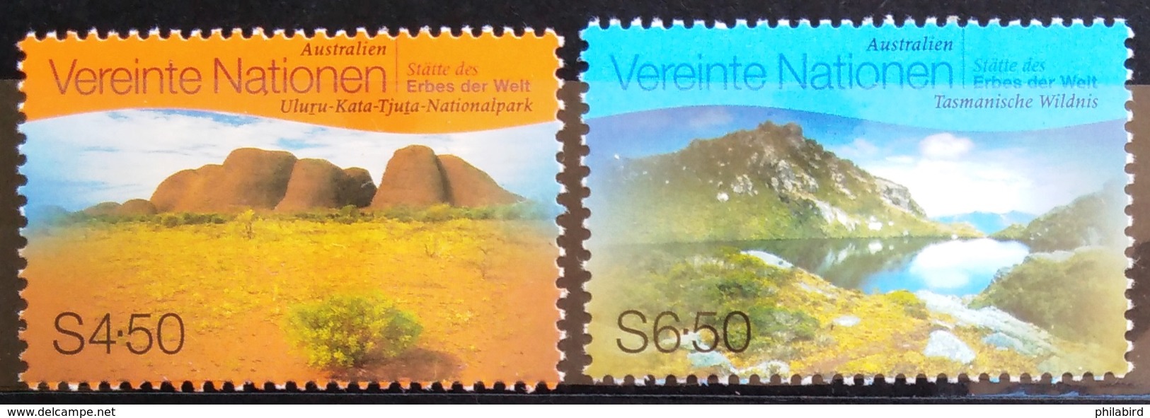 NATIONS-UNIS  VIENNE                  N° 297/298                     NEUF** - Unused Stamps