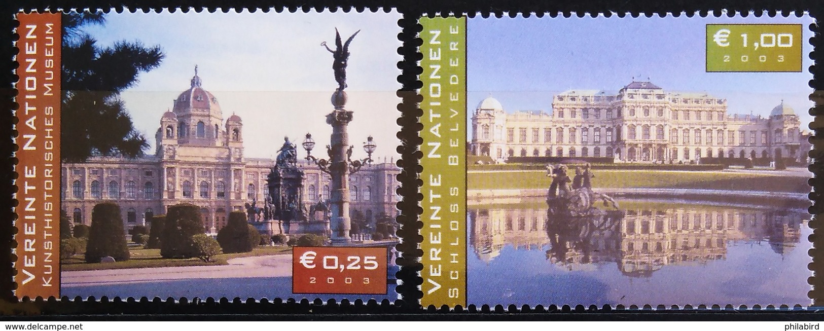 NATIONS-UNIS  VIENNE                  N° 399/400                     NEUF** - Unused Stamps