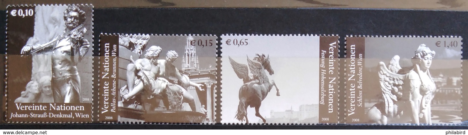 NATIONS-UNIS  VIENNE                  N° 532/535                     NEUF** - Nuevos