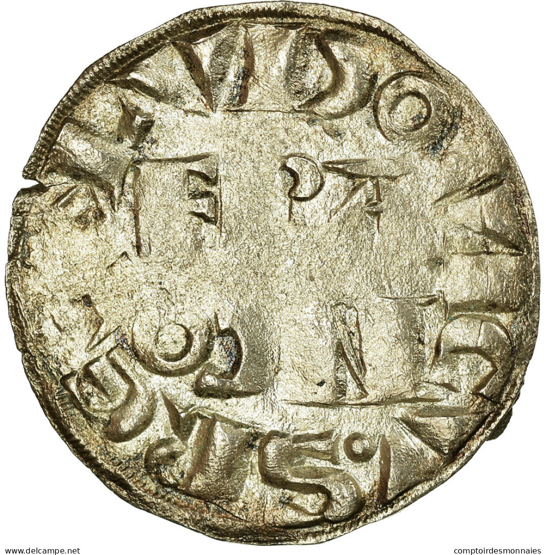 Monnaie, France, Louis VII, Denier Parisis, Paris, TTB, Argent, Duplessy:146 - 1137-1180 Ludwig VII. Der Jüngere