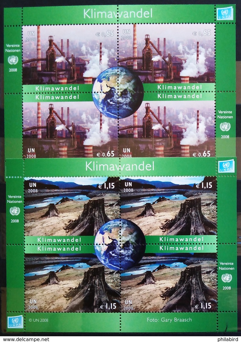 NATIONS-UNIS  VIENNE                  N° 565/572                     NEUF** - Unused Stamps
