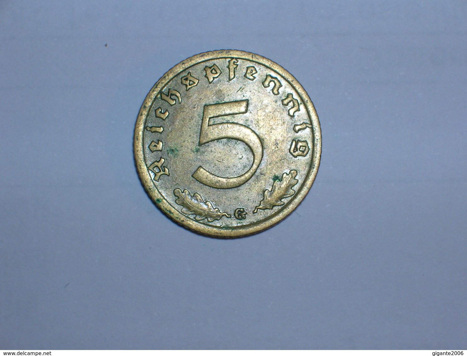 ALEMANIA- 5 PFENNIG 1938 G (902) - 5 Reichspfennig