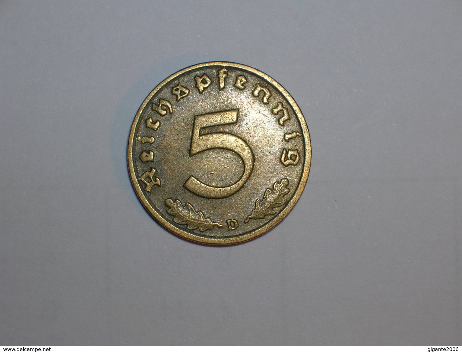 ALEMANIA- 5 PFENNIG 1939 D (906) - 5 Reichspfennig