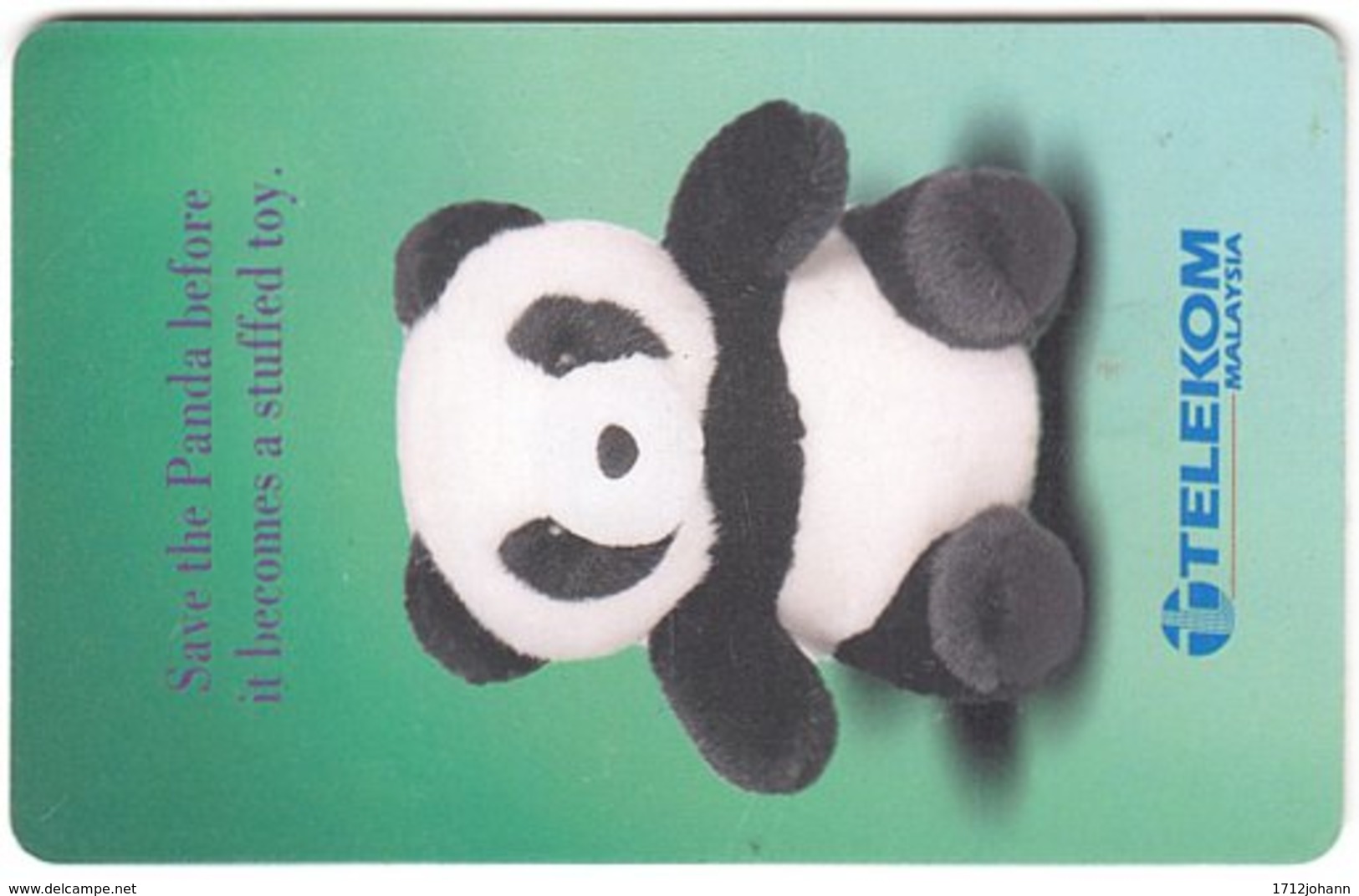 MALAYSIA A-996 Chip Kadfon - Toy, Panda - Used - Maleisië