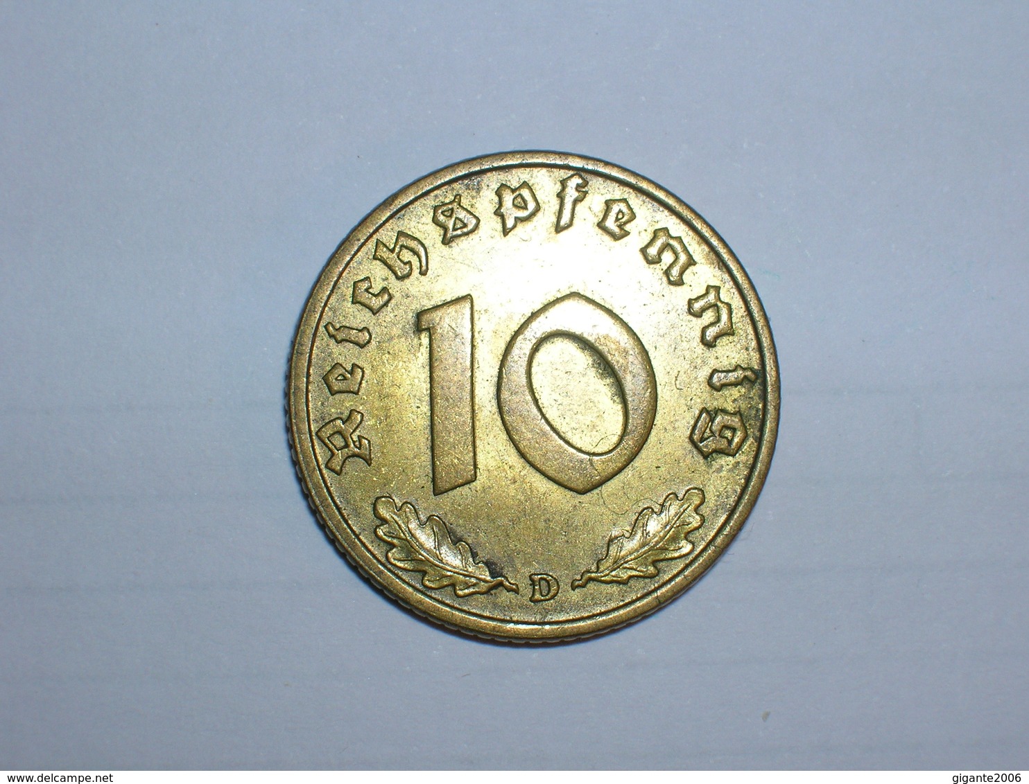 ALEMANIA- 10 PFENNIG 1937 D (912) - 10 Reichspfennig