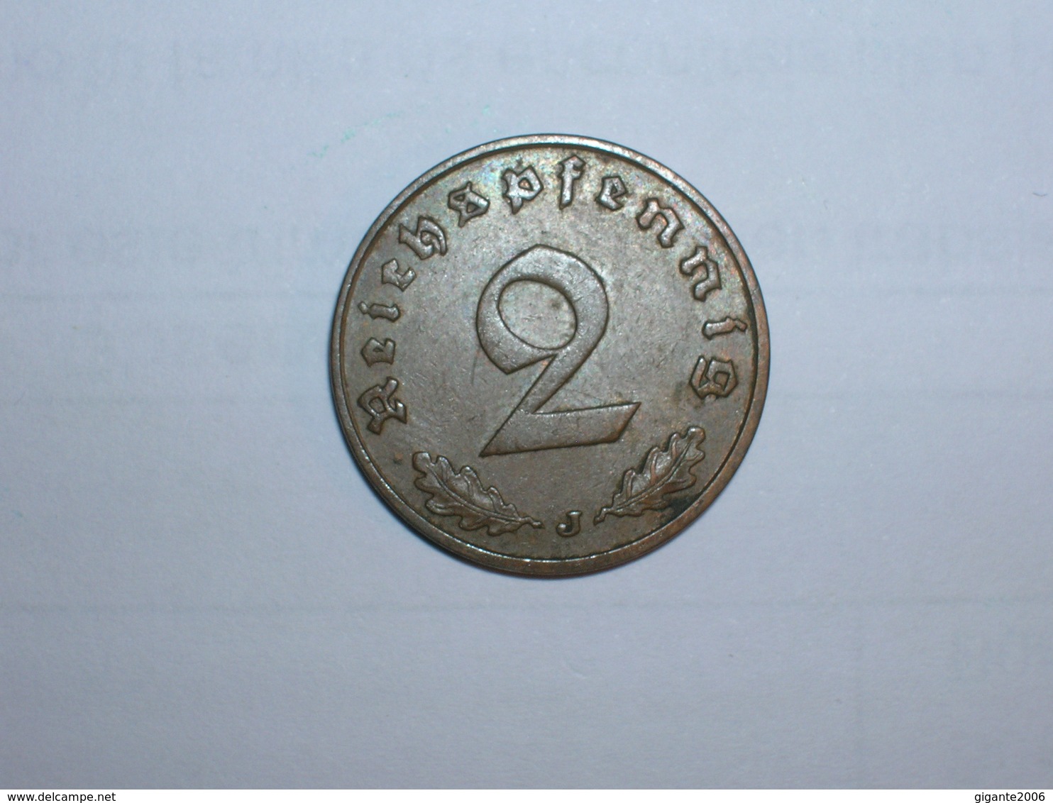ALEMANIA- 2 PFENNIG 1938 J (946) - 2 Reichspfennig