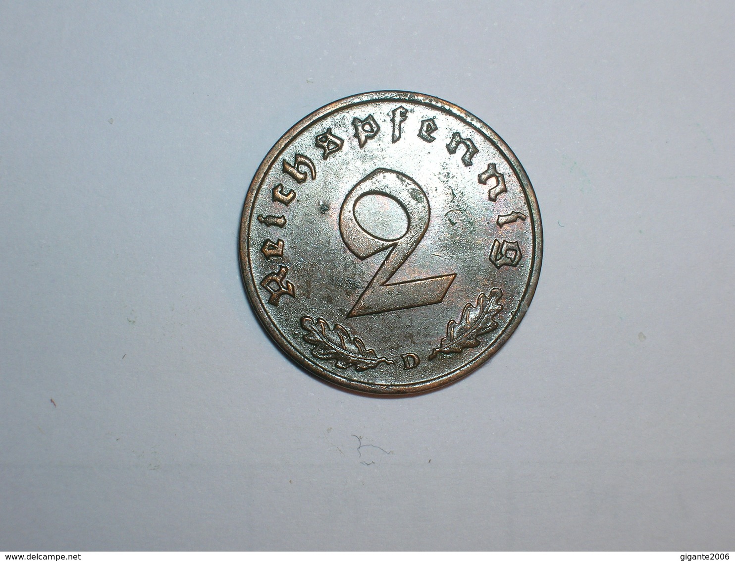 ALEMANIA- 2 PFENNIG 1939 D (949) - 2 Reichspfennig