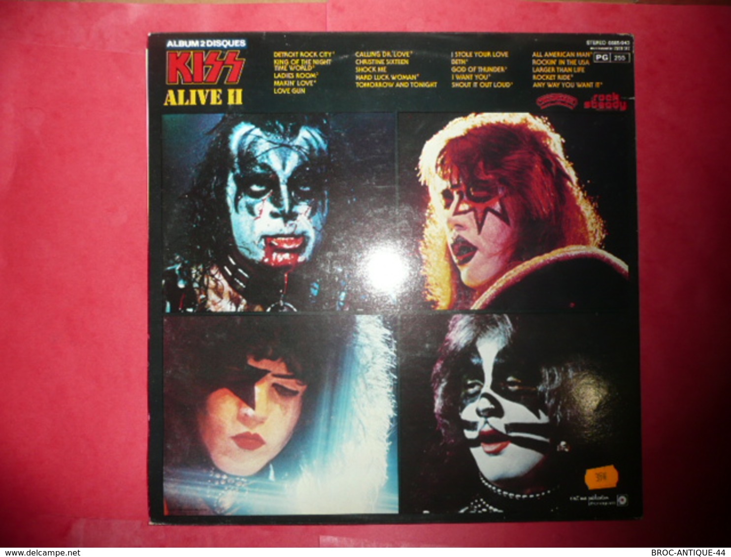 LP33 N°4145 - KISS - ALIVE II - 6685 043 - 2 LP'S - ORIGINAL 1977 - Hard Rock & Metal