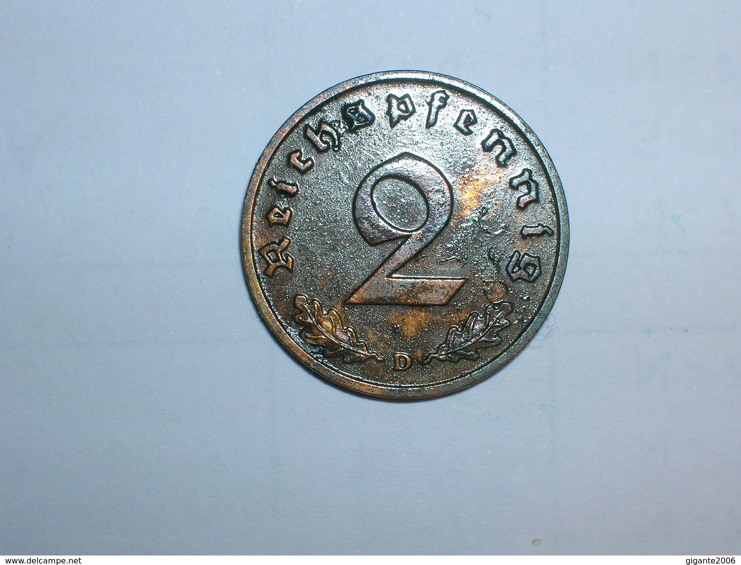 ALEMANIA- 2 PFENNIG 1940 D (955) - 2 Reichspfennig