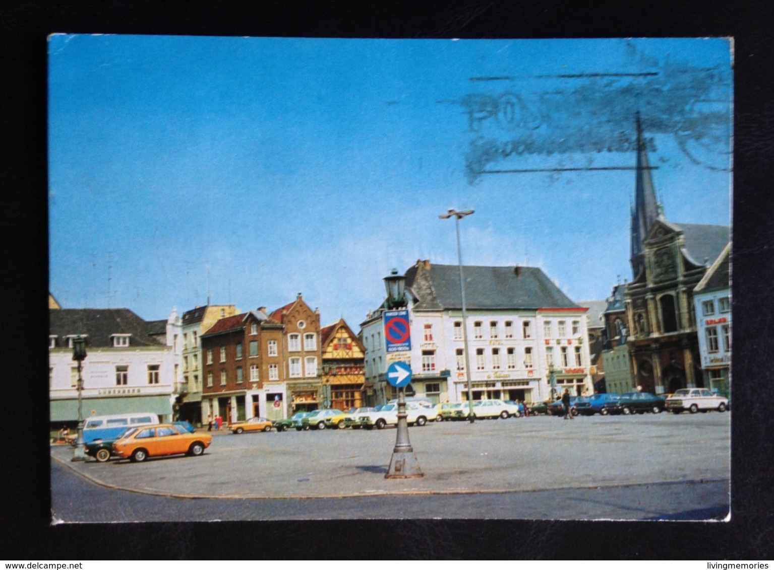 Netherlands, Circulated Postcard, "SITTARD, Markt" - Sittard