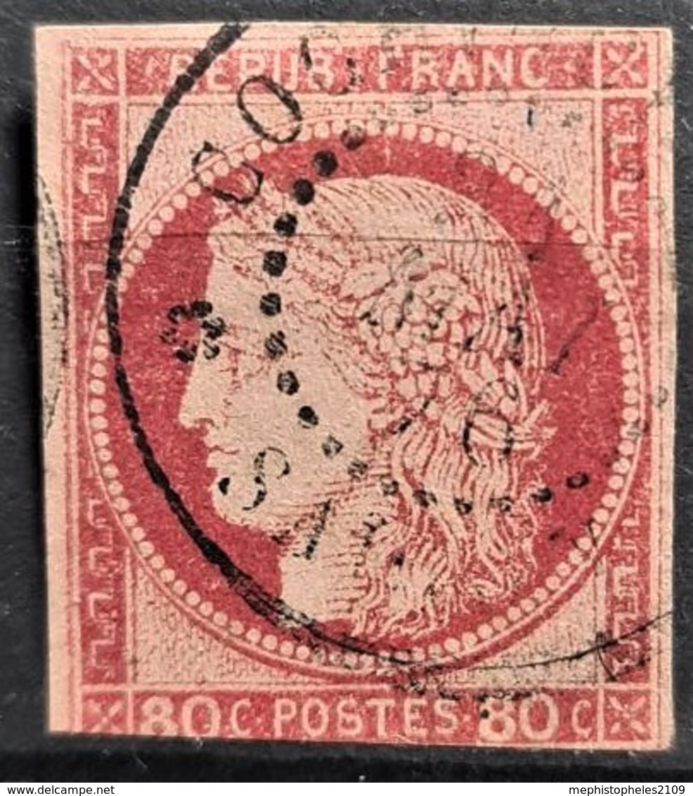 COLONIES FRANCAISES 1872/77 - Canceled - YT 21 - 80c - Ceres