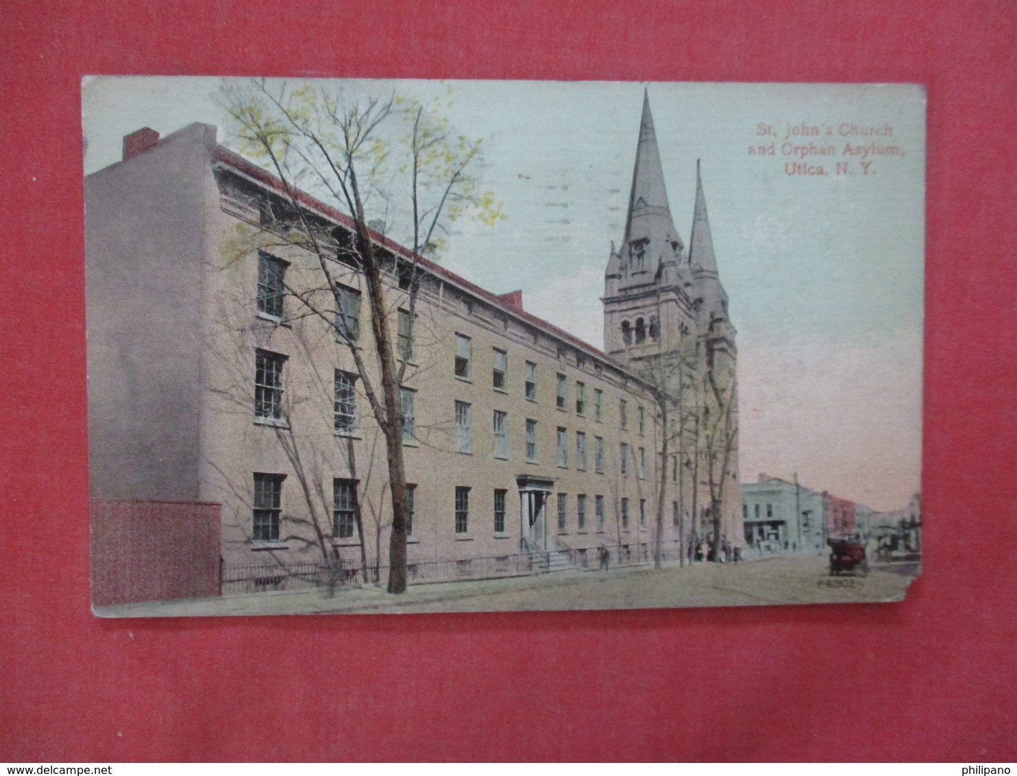 St John's Church & Orphan Asylum   - New York  Utica  Ref 4079 - Utica