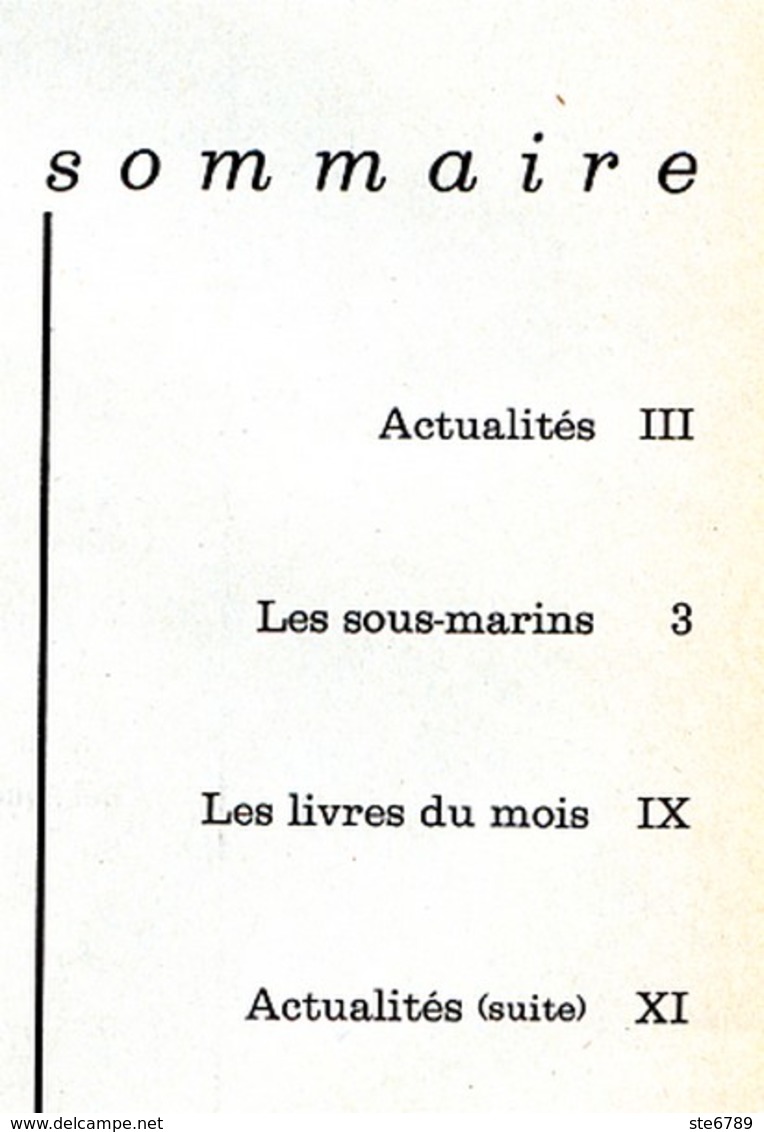 Revue SCIENCES DU MONDE  Les Sous Marins N° 61 1969 - Scienze