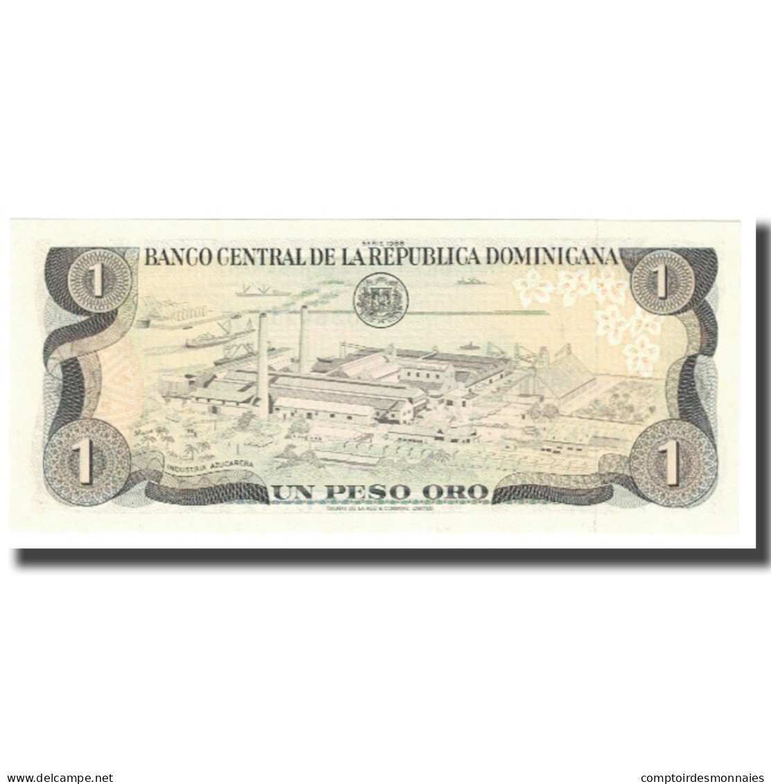 Billet, République Dominicaine, 1 Peso Oro, 1988, KM:126c, NEUF - Dominicaine