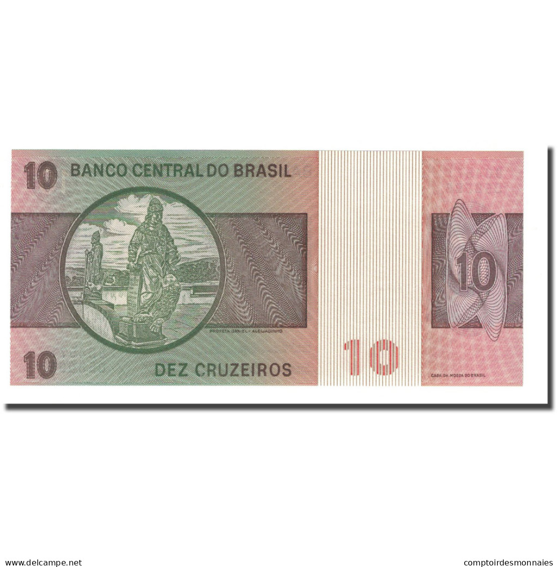 Billet, Brésil, 10 Cruzeiros, Undated (1980), KM:193e, NEUF - Brazil