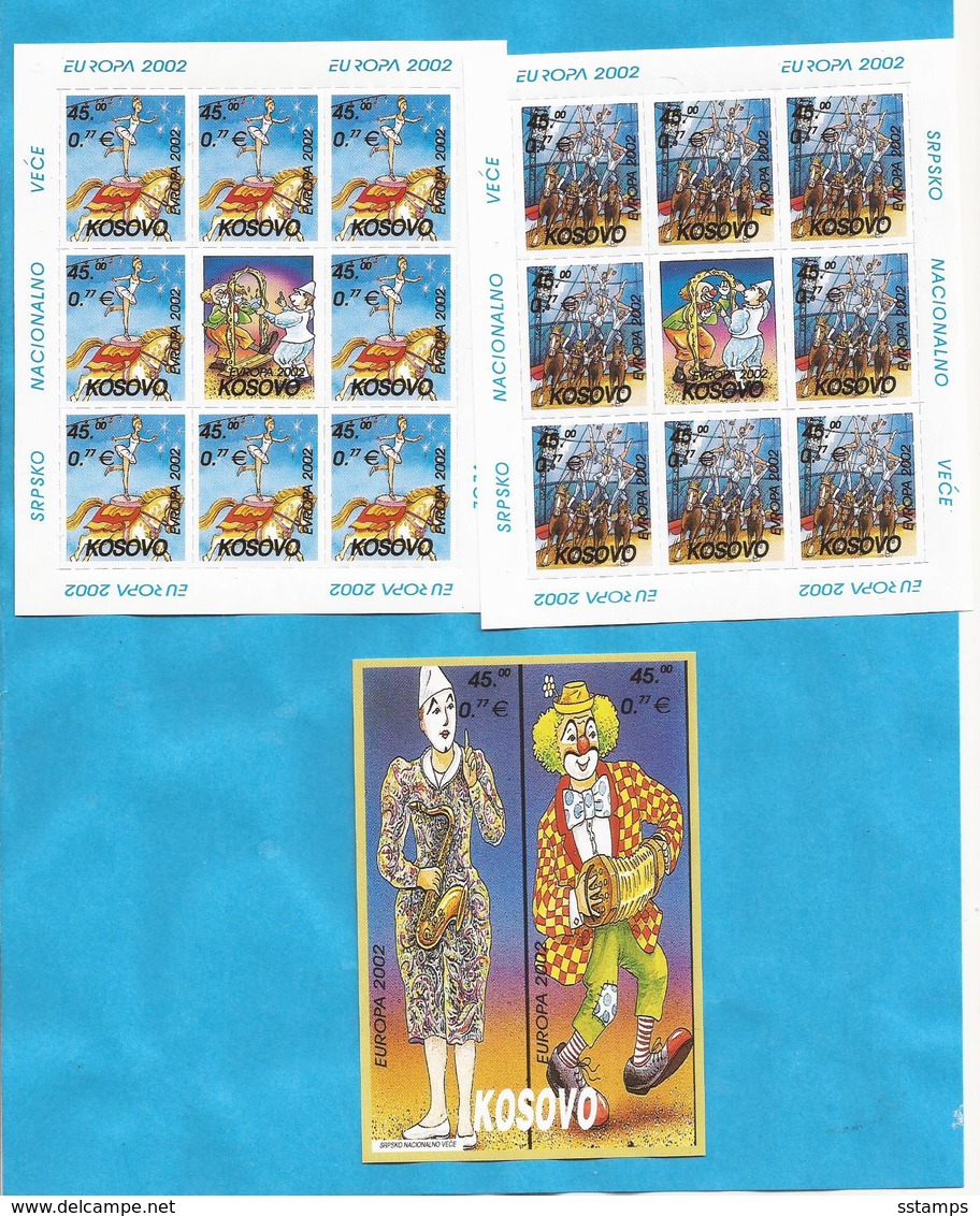 2002  EUROPA CEPT KOSOVO SERBIEN PART SERBIA    MNH - 2002