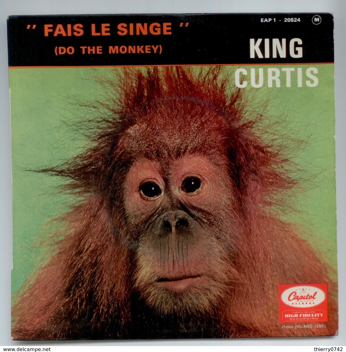 VINYLE 45T SOUL KING CURTIS EAP 1 20524 DO THE MONKEY FAIS LE SINGE LANGUETTE - Rock