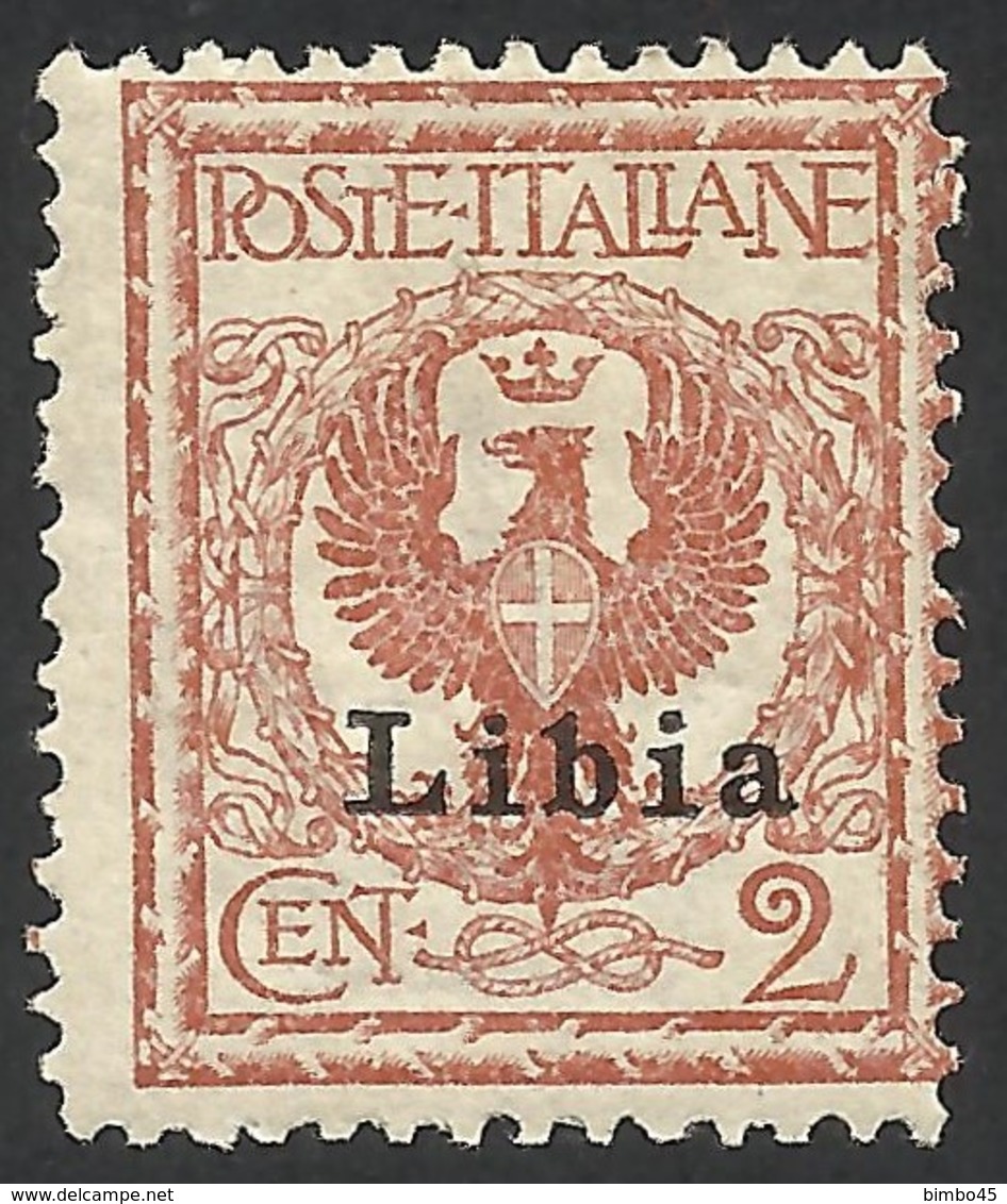 ITALY OVERPRINT LIBYA --1912 MH - Libië