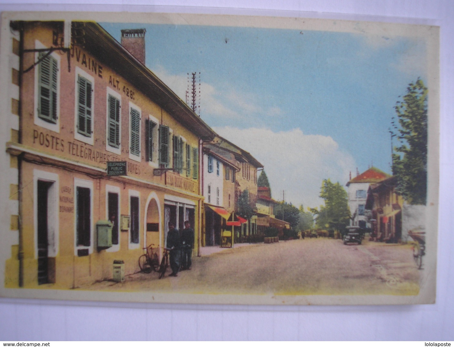 CPA - 74 - DOUVAINE - Le Centre - La Poste - Belle Carte Couleur écrite - Douvaine