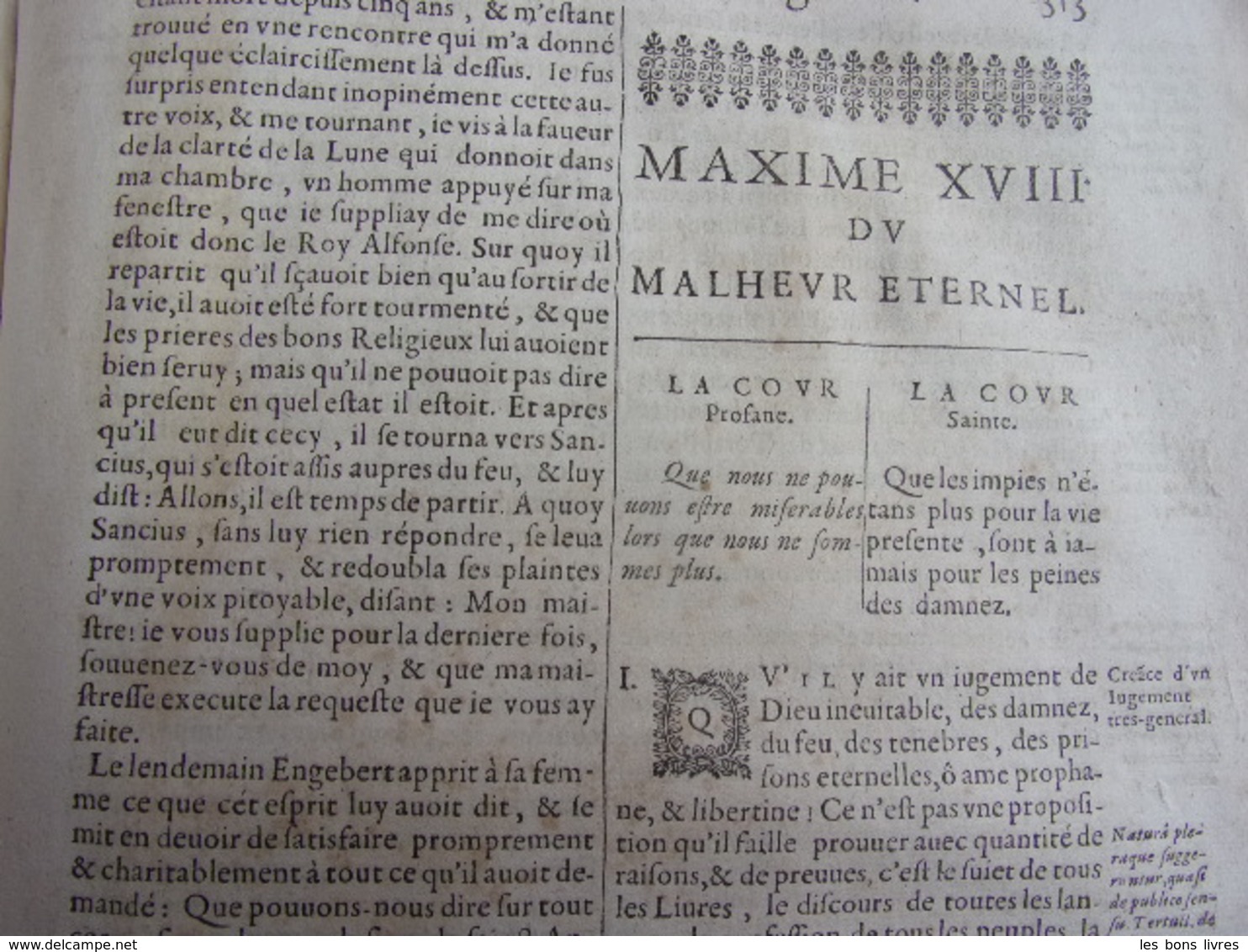 Nicolas Caussin - La cour Sainte & Traité des passions. - 1664