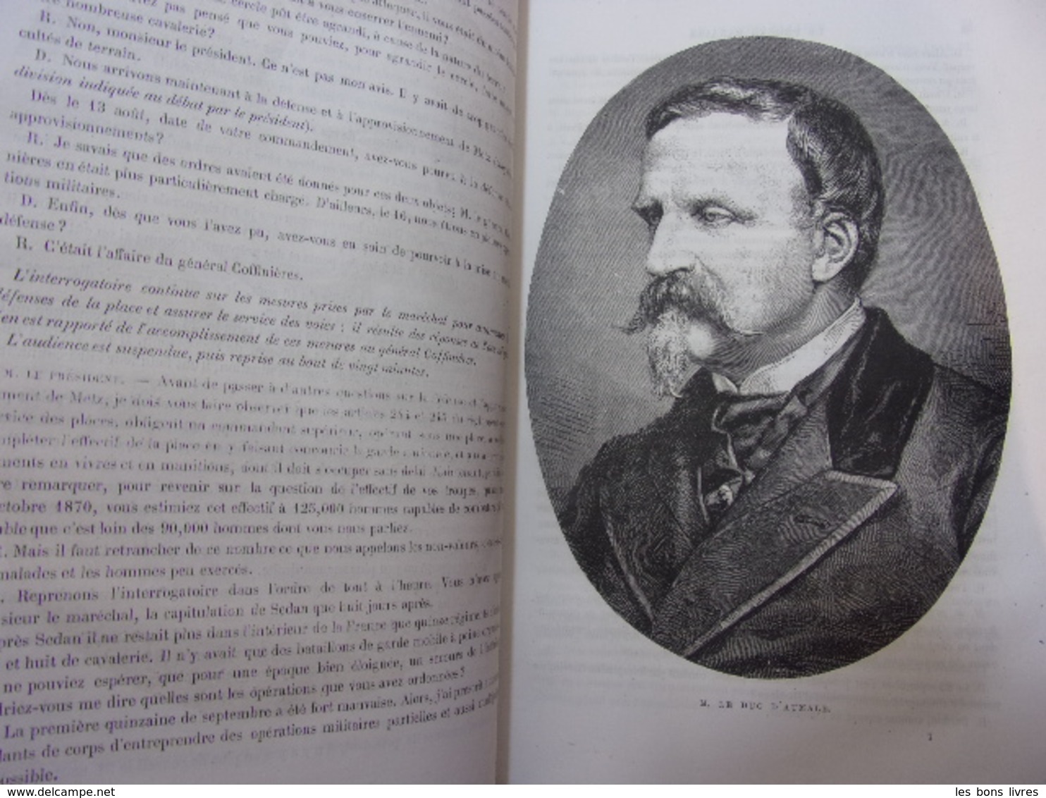 Amédée Le Faure. Procès Du Maréchal Bazaine. 1874 - 1801-1900