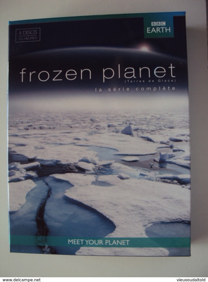 BOX 4 DVD    TERRES DE GLACE  (Frozen Planet) La Série Complète  (BBC EARTH) - Dokumentarfilme