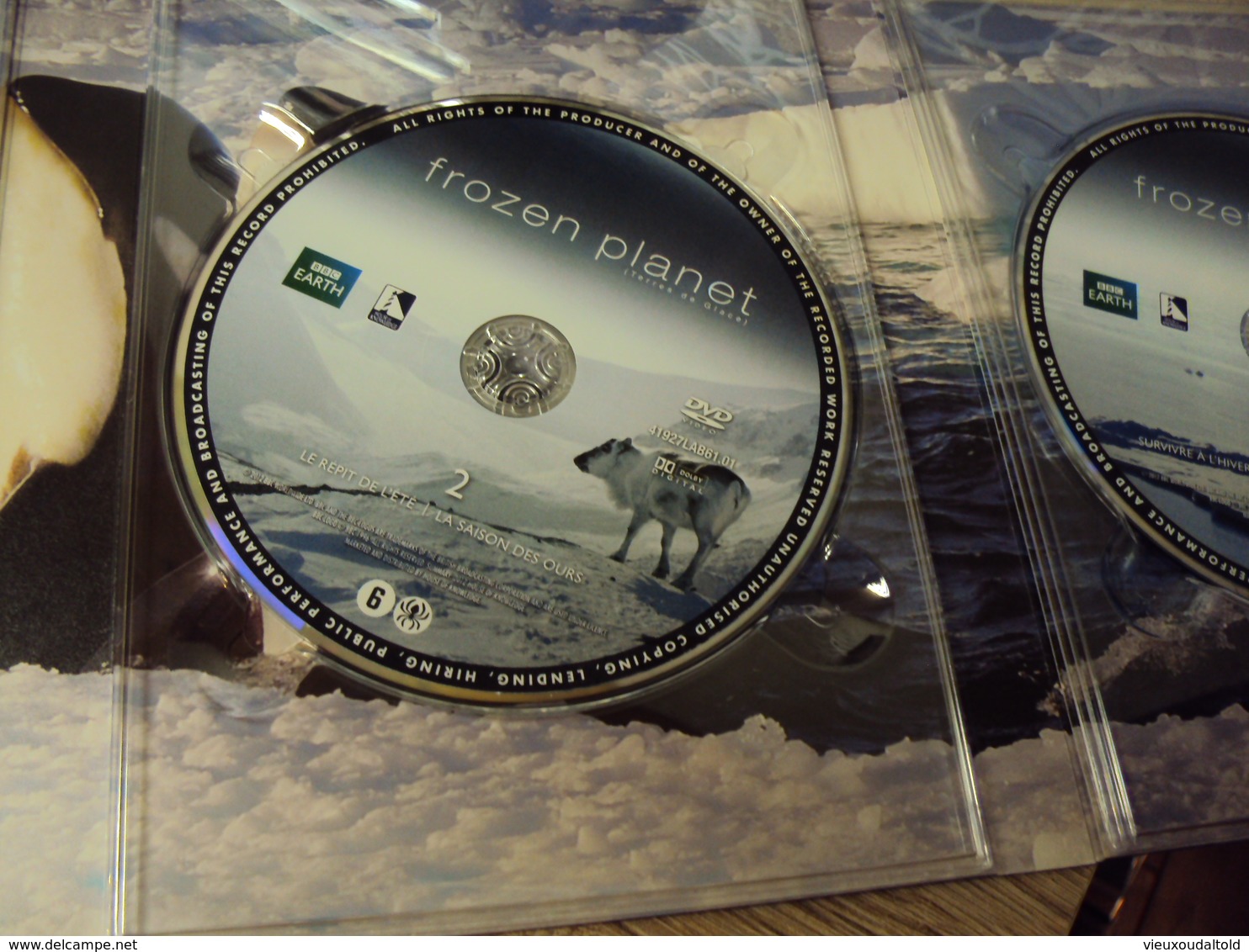 BOX 4 DVD    TERRES DE GLACE  (Frozen planet) la série complète  (BBC EARTH)