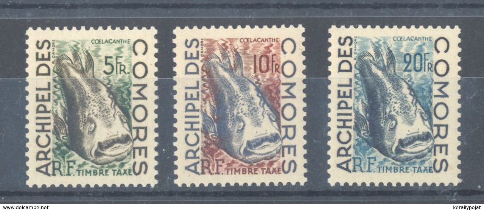 Comoros - 1954 Coelacanth MNH__(TH-7867) - Komoren (1975-...)