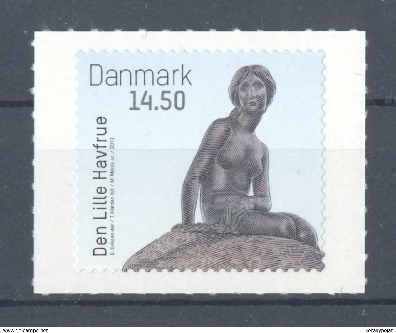 Denmark - 2013 Copenhagen Mermaid MNH__(TH-2301) - Ungebraucht